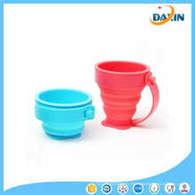 Tasse expansible de silicone de tasse potable durable de tasse potable de catégorie comestible